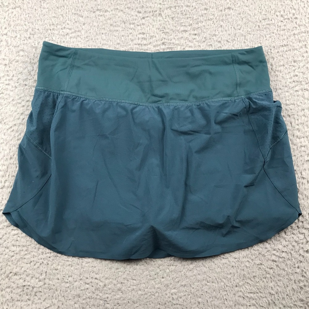 Athleta Run‎ With It Skort Womens L Blue Performance Lined Tennis Pickleball